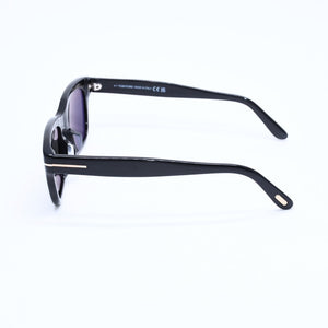 Like new TOM FORD Sunglasses Eyewear TF237-F ECO 01A Size 51□21 145 Black Acetate Used 4a008487
