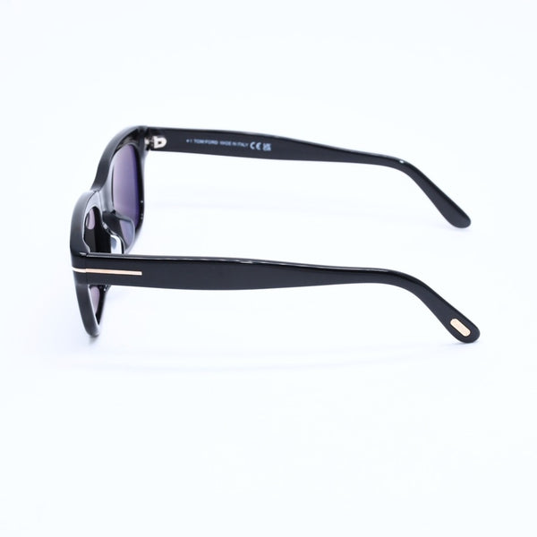 Like new TOM FORD Sunglasses Eyewear TF237-F ECO 01A Size 51□21 145 Black Acetate Used 4a008487