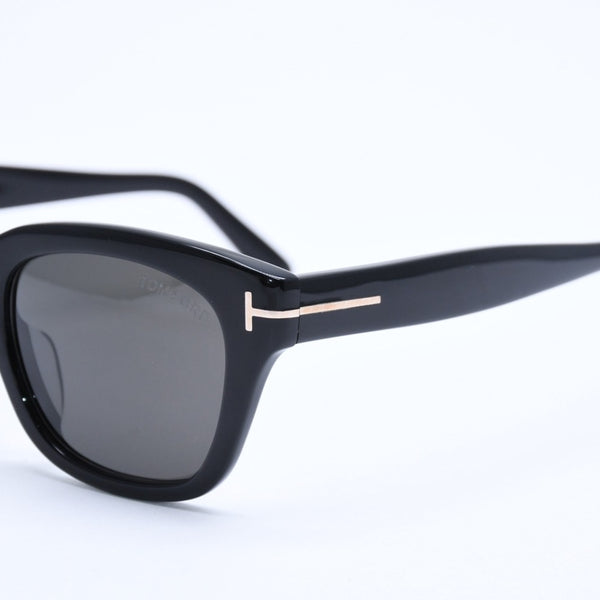 Like new TOM FORD Sunglasses Eyewear TF237-F ECO 01A Size 51□21 145 Black Acetate Used 4a008487