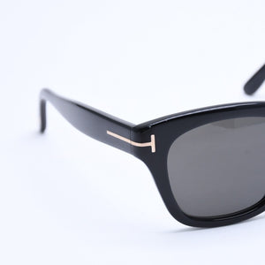 Like new TOM FORD Sunglasses Eyewear TF237-F ECO 01A Size 51□21 145 Black Acetate Used 4a008487
