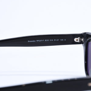 Like new TOM FORD Sunglasses Eyewear TF237-F ECO 01A Size 51□21 145 Black Acetate Used 4a008487