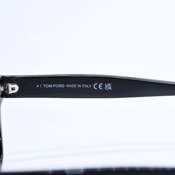 Like new TOM FORD Sunglasses Eyewear TF237-F ECO 01A Size 51□21 145 Black Acetate Used 4a008487