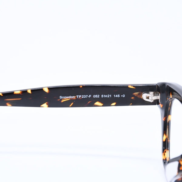 Like new TOM FORD Prescription glasses eyewear TF237-F 052 Size 51□21 145 Tortoiseshell color Brown Used 4a008486