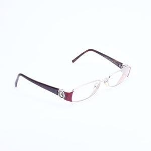 CHANEL eyeglasses, Coco Mark design, brown, clear lenses, silver hardware, 2105T, size 57◻17 Excellent condition, used item 4a008289