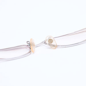 CHANEL eyeglasses, Coco Mark design, brown, clear lenses, silver hardware, 2105T, size 57◻17 Excellent condition, used item 4a008289
