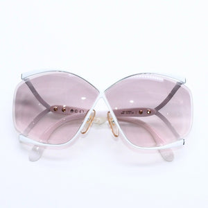 Christian Dior Sunglasses Eyewear 2056 Size 67□03 110 White Brown Gold Good Condition Used 4a008502