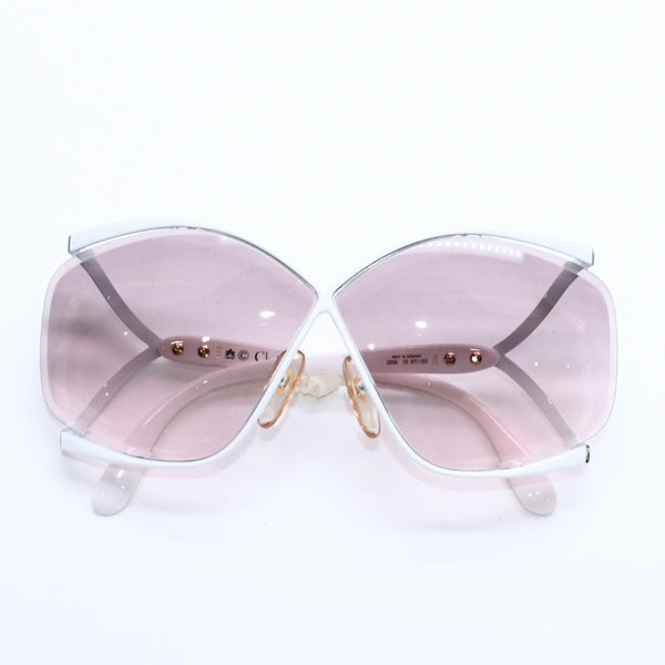 Christian Dior Sunglasses Eyewear 2056 Size 67□03 110 White Brown Gold Good Condition Used 4a008502