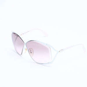 Christian Dior Sunglasses Eyewear 2056 Size 67□03 110 White Brown Gold Good Condition Used 4a008502