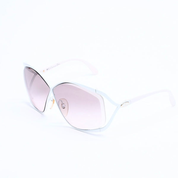 Christian Dior Sunglasses Eyewear 2056 Size 67□03 110 White Brown Gold Good Condition Used 4a008502