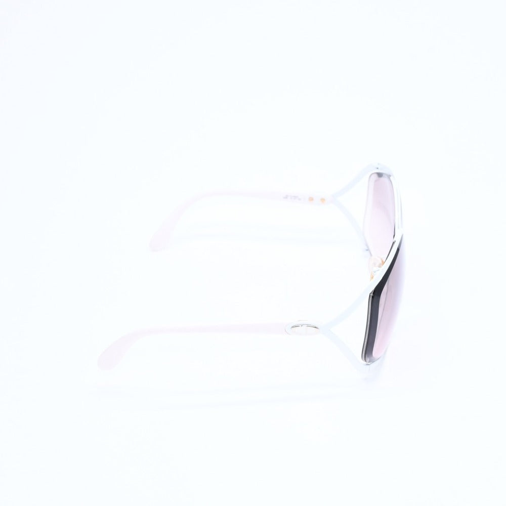 Christian Dior クリスチャンディオール サングラス アイウェア 2056 サイズ67□03 110 ホワイト ブラウン ゴールド 美品 中古 4a008502