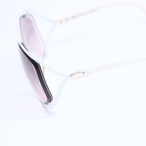 Christian Dior Sunglasses Eyewear 2056 Size 67□03 110 White Brown Gold Good Condition Used 4a008502