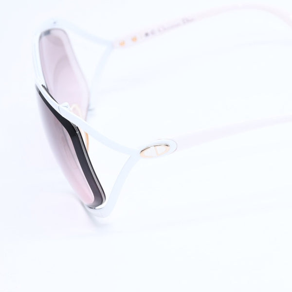 Christian Dior Sunglasses Eyewear 2056 Size 67□03 110 White Brown Gold Good Condition Used 4a008502