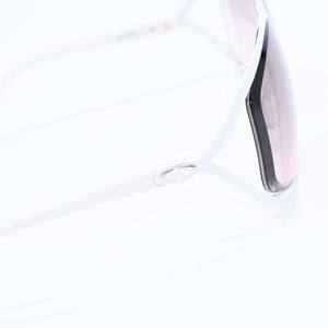 Christian Dior Sunglasses Eyewear 2056 Size 67□03 110 White Brown Gold Good Condition Used 4a008502