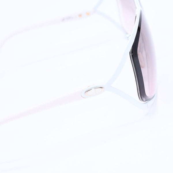 Christian Dior Sunglasses Eyewear 2056 Size 67□03 110 White Brown Gold Good Condition Used 4a008502