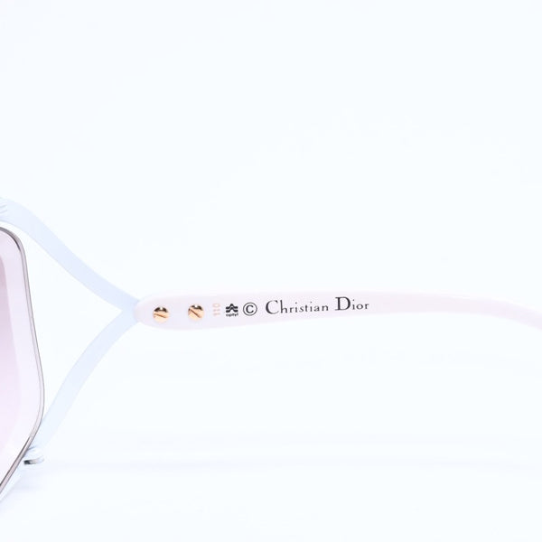 Christian Dior Sunglasses Eyewear 2056 Size 67□03 110 White Brown Gold Good Condition Used 4a008502