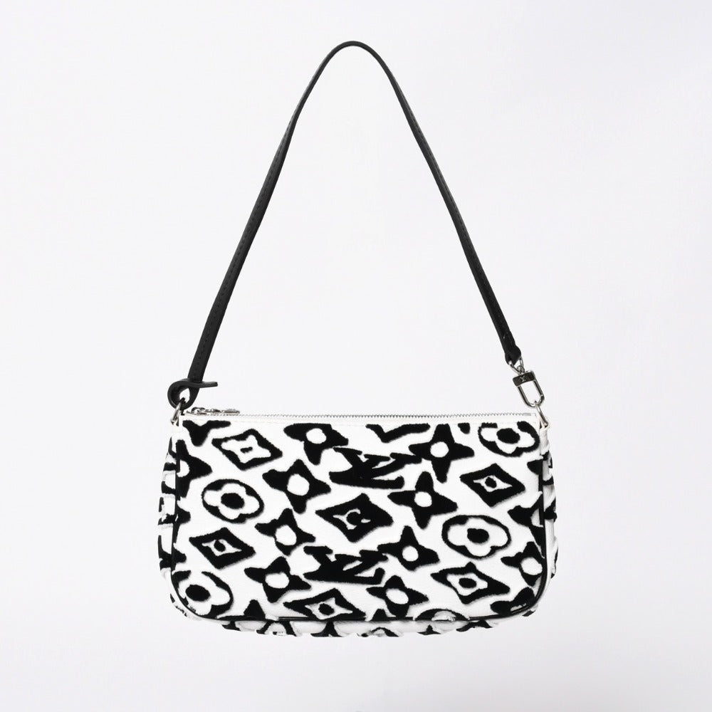 新品同様品 LOUIS VUITTON ルイヴィトン ポシェット アクセソワール アクセサリーポーチ M45565 モノグラム タフタージュ 中古 4a009037
