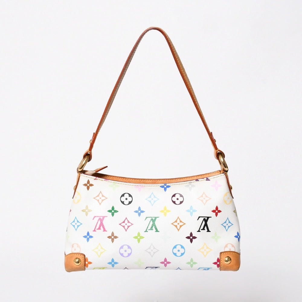 LOUIS VUITTON ルイヴィトン エライザ モノグラム・マルチカラー ホワイト M40098 ショルダーバッグ 美品 中古 4a009038
