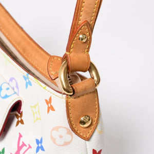 LOUIS VUITTON ルイヴィトン エライザ モノグラム・マルチカラー ホワイト M40098 ショルダーバッグ 美品 中古 4a009038