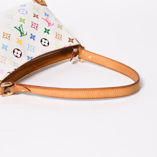 LOUIS VUITTON ルイヴィトン エライザ モノグラム・マルチカラー ホワイト M40098 ショルダーバッグ 美品 中古 4a009038