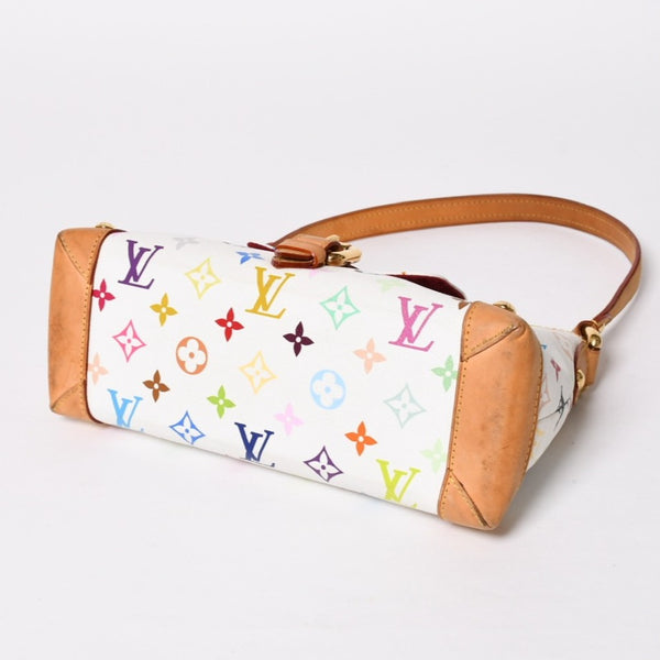 LOUIS VUITTON ルイヴィトン エライザ モノグラム・マルチカラー ホワイト M40098 ショルダーバッグ 美品 中古 4a009038