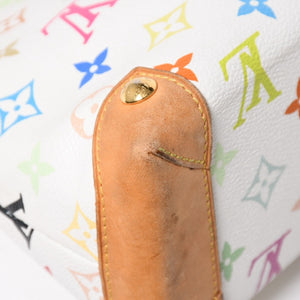 LOUIS VUITTON ルイヴィトン エライザ モノグラム・マルチカラー ホワイト M40098 ショルダーバッグ 美品 中古 4a009038