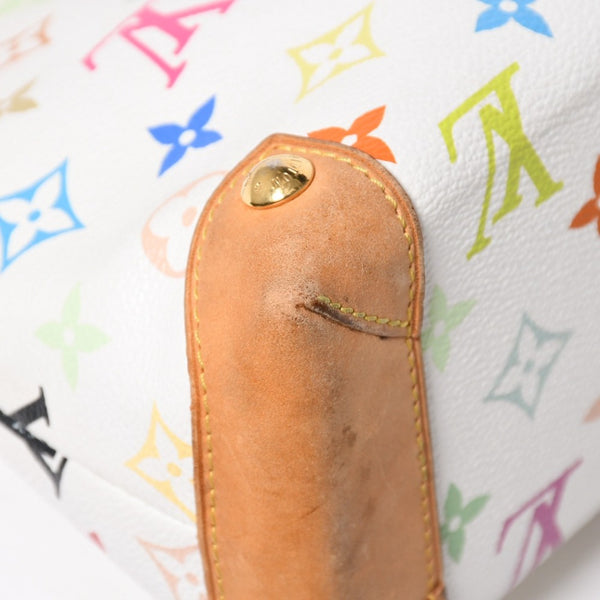 LOUIS VUITTON ルイヴィトン エライザ モノグラム・マルチカラー ホワイト M40098 ショルダーバッグ 美品 中古 4a009038