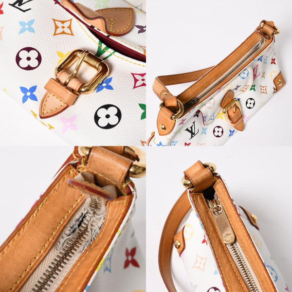 LOUIS VUITTON ルイヴィトン エライザ モノグラム・マルチカラー ホワイト M40098 ショルダーバッグ 美品 中古 4a009038