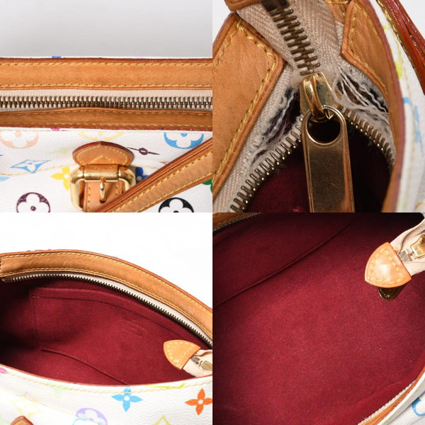 LOUIS VUITTON ルイヴィトン エライザ モノグラム・マルチカラー ホワイト M40098 ショルダーバッグ 美品 中古 4a009038
