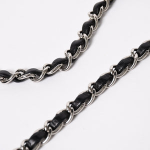 極美品 CHANEL シャネル マトラッセ 25 Sフラップ Sチェーンワンショルダーバッグ 13番台 ココマーク ラムスキン ブラック SV金具 中古 4a008916