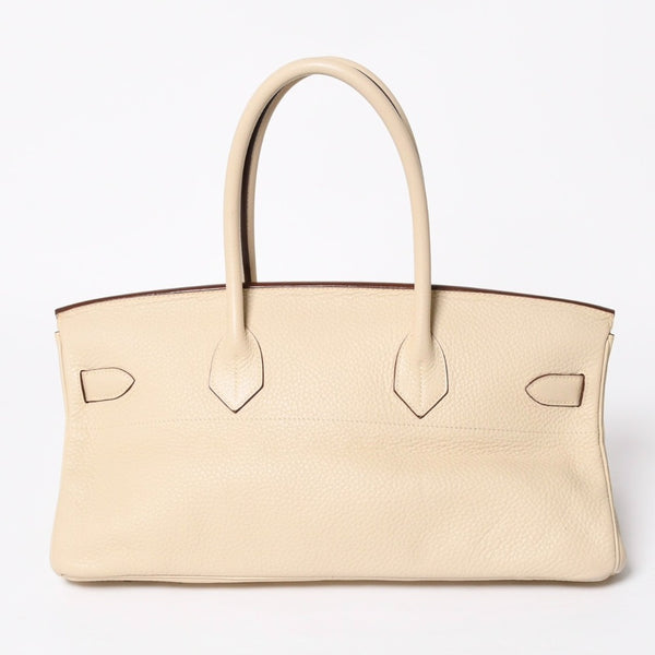HERMES エルメス ショルダーバーキン42 トリヨンクレマンス ハンドバッグ ◻︎L刻印 ゴルチェ期 パルシュマン シルバー金具 美品 中古 4a009049