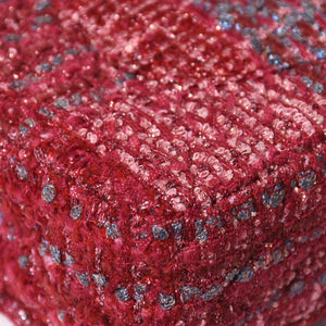 極美品 CHANEL シャネル マトラッセ ダブルフラップ チェーンショルダーバッグ 25 ココマーク ツイード ボルドー ゴールド金具 19番台 中古 4a009040