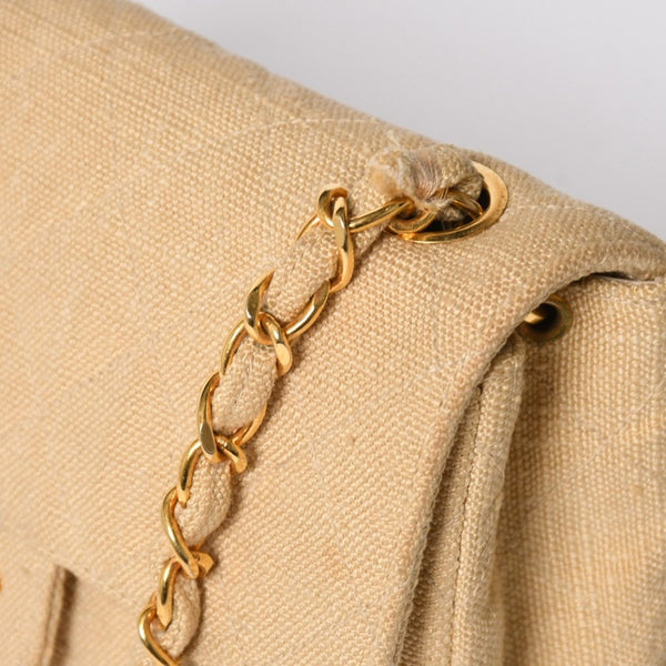 CHANEL Mini Matelasse 17 S Flap S Chain Shoulder Bag A01115 2nd Series Coco Mark Canvas Good Condition Used 4a008917
