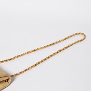 CHANEL Mini Matelasse 17 S Flap S Chain Shoulder Bag A01115 2nd Series Coco Mark Canvas Good Condition Used 4a008917