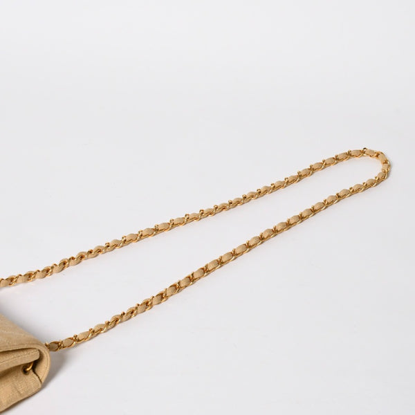 CHANEL Mini Matelasse 17 S Flap S Chain Shoulder Bag A01115 2nd Series Coco Mark Canvas Good Condition Used 4a008917