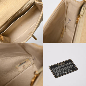 CHANEL Mini Matelasse 17 S Flap S Chain Shoulder Bag A01115 2nd Series Coco Mark Canvas Good Condition Used 4a008917