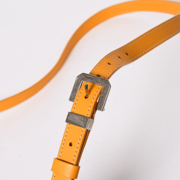 Like new GOYARD Shoulder bag Belvedere MM Herringbone coated canvas Yellow Silver hardware Used 4a009045