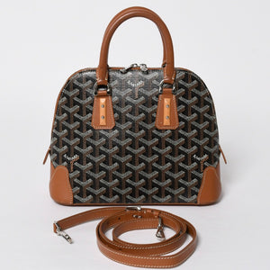Very good condition GOYARD Goyard handbag Vendome mini herringbone 2WAY handbag shoulder bag silver hardware used 4a009036
