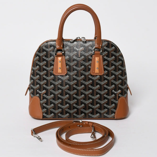 Very good condition GOYARD Goyard handbag Vendome mini herringbone 2WAY handbag shoulder bag silver hardware used 4a009036