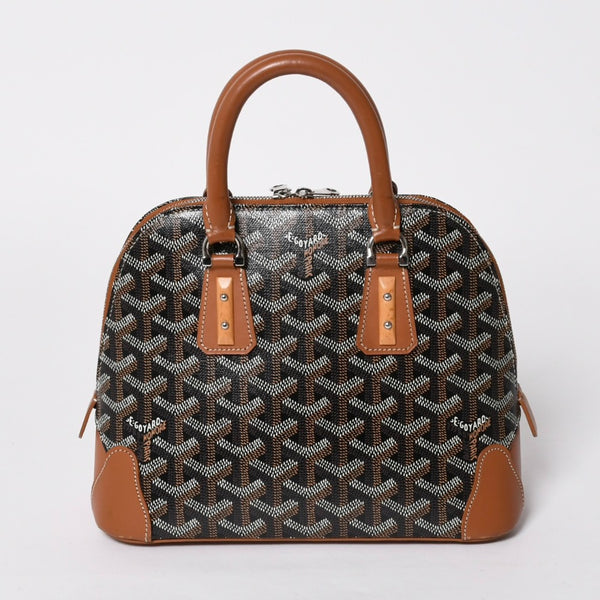 Very good condition GOYARD Goyard handbag Vendome mini herringbone 2WAY handbag shoulder bag silver hardware used 4a009036