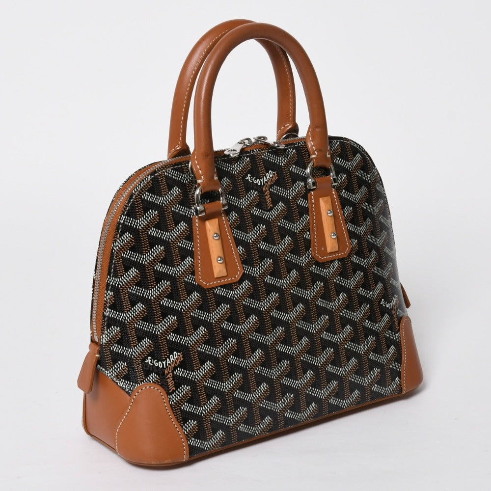 Very good condition GOYARD Goyard handbag Vendome mini herringbone 2WAY handbag shoulder bag silver hardware used 4a009036