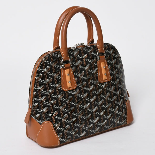 Very good condition GOYARD Goyard handbag Vendome mini herringbone 2WAY handbag shoulder bag silver hardware used 4a009036