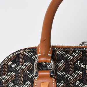 Very good condition GOYARD Goyard handbag Vendome mini herringbone 2WAY handbag shoulder bag silver hardware used 4a009036