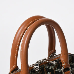 Very good condition GOYARD Goyard handbag Vendome mini herringbone 2WAY handbag shoulder bag silver hardware used 4a009036