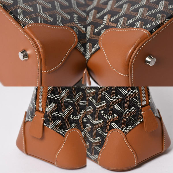 Very good condition GOYARD Goyard handbag Vendome mini herringbone 2WAY handbag shoulder bag silver hardware used 4a009036