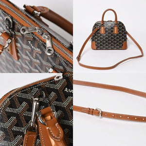 Very good condition GOYARD Goyard handbag Vendome mini herringbone 2WAY handbag shoulder bag silver hardware used 4a009036