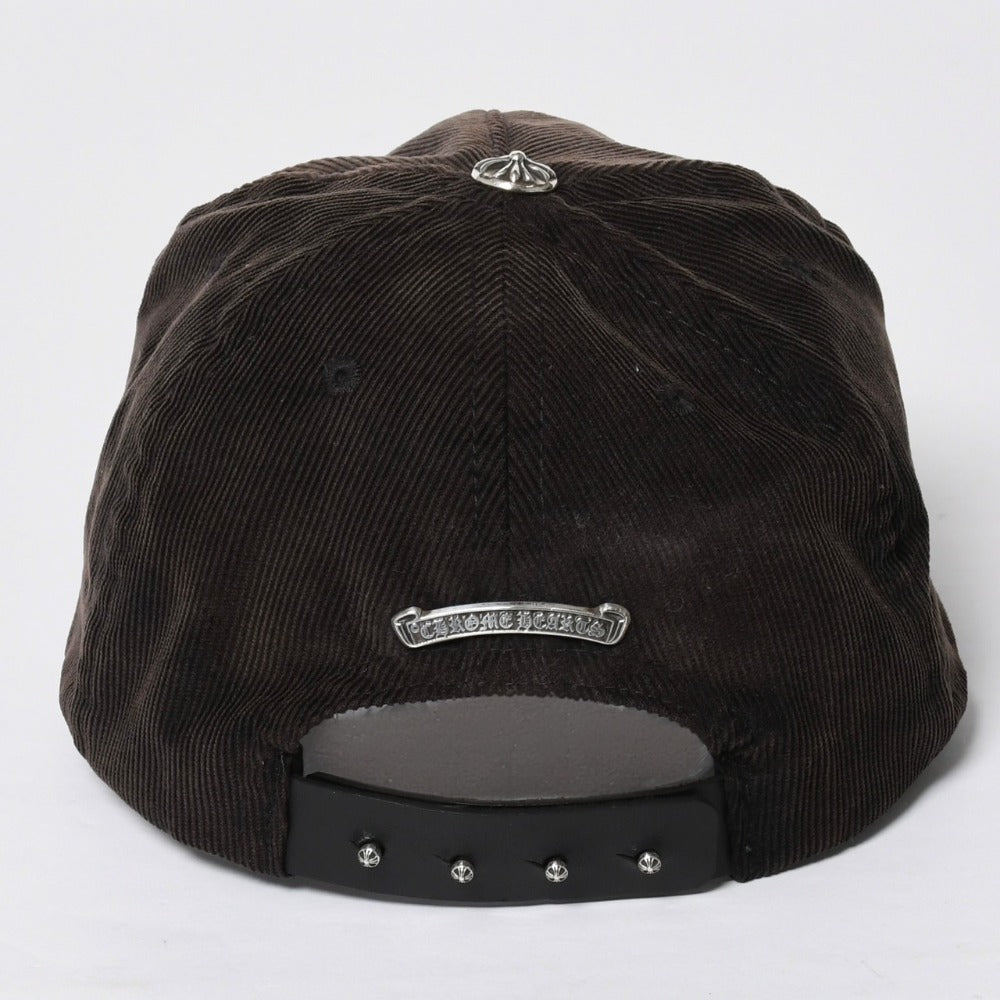 CHROME HEARTS Vine Dagger Trucker Cap ONE SIZE 53-60cm Corduroy Black Blue Embroidery Good Condition Used 4a008858