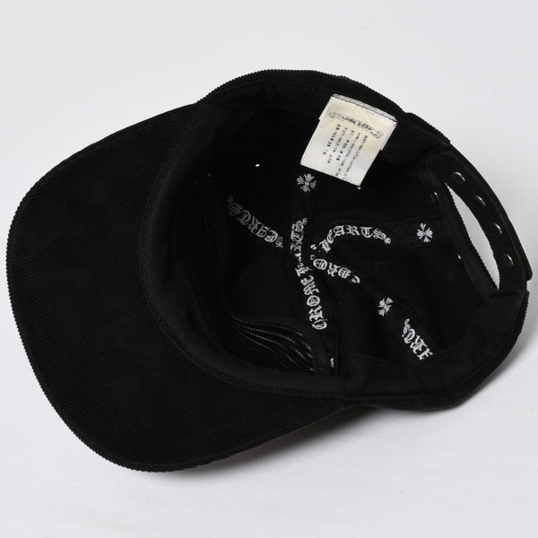 CHROME HEARTS Vine Dagger Trucker Cap ONE SIZE 53-60cm Corduroy Black Blue Embroidery Good Condition Used 4a008858