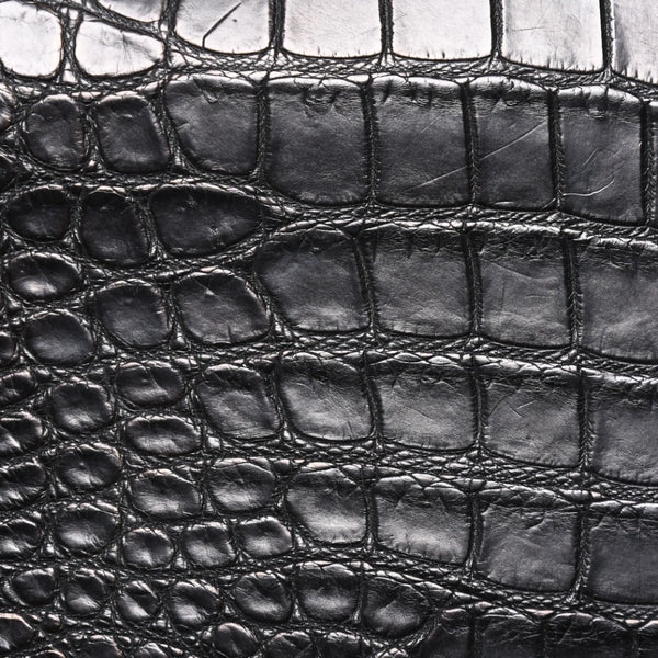 Like new BOTTEGAVENETA Intrecciato clutch bag black matte black hardware leather used 4a008933