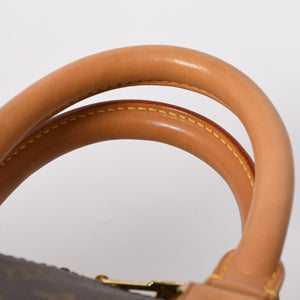 極美品 LOUIS VUITTON ルイヴィトン ボストンバッグ キーポルバンドリエール45 モノグラム M41418 ブラウン ゴールド金具 中古 4a008931