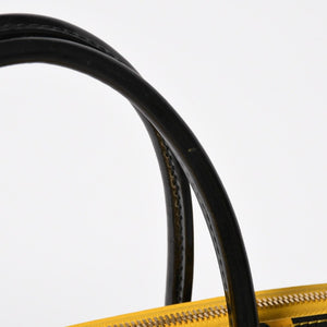 LOUIS VUITTON ルイヴィトン 草間彌生 ロックイットMM ジョーヌ M91398 モノグラムヴェルニ ドットインフィニティ 美品 中古 4a009029